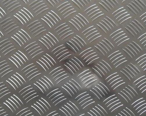 Los paneles de Diamond Pebble Embossed Aluminium Sheet .063" .090" comprobaron la hoja de aluminio